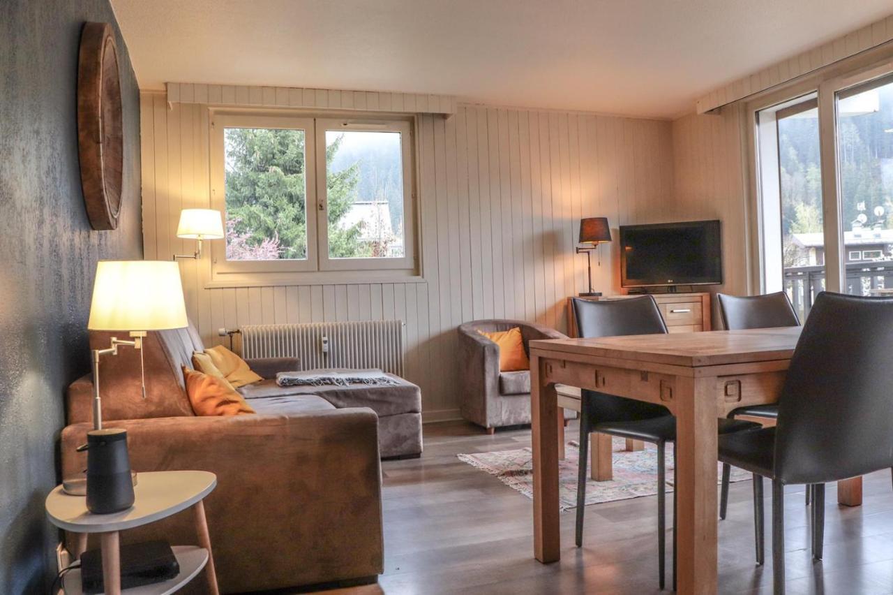 Appartement Lyret Centre Chamonix, Vue D'Exception Eksteriør billede